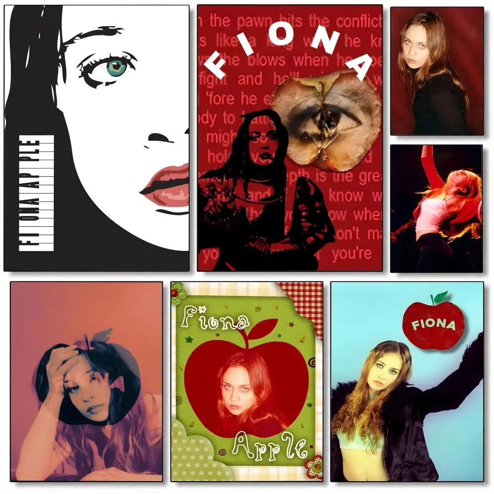 Singer F-Fiona Apple Poster Self-adhesive Art Waterproof Paper Sticker Coffee House Bar Room Wall Decor