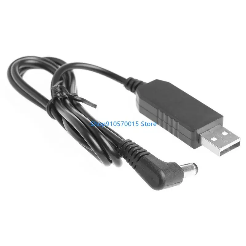 B95C 5V Power Cable USB to 5.5mm Barrel Charging Cord Stable Transmission