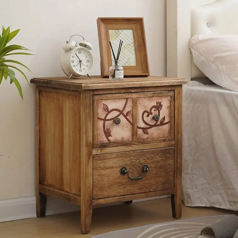 Storage Cartoon Mesitas De Noche Furniture Tidy Kids Bedroom Bedside Table Oak Lower Price Cute Room Bedside Table Cabinet
