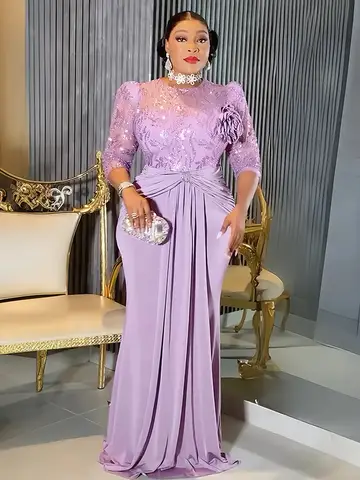 6 best sales nigerianska brudklänningar - №4