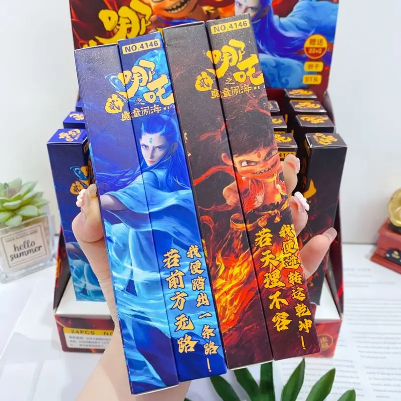 2025 New Chinese Most Popular Anime Movies Nezha Challenging the Sea 2 Unisex Pen Student Supplies Wholesale