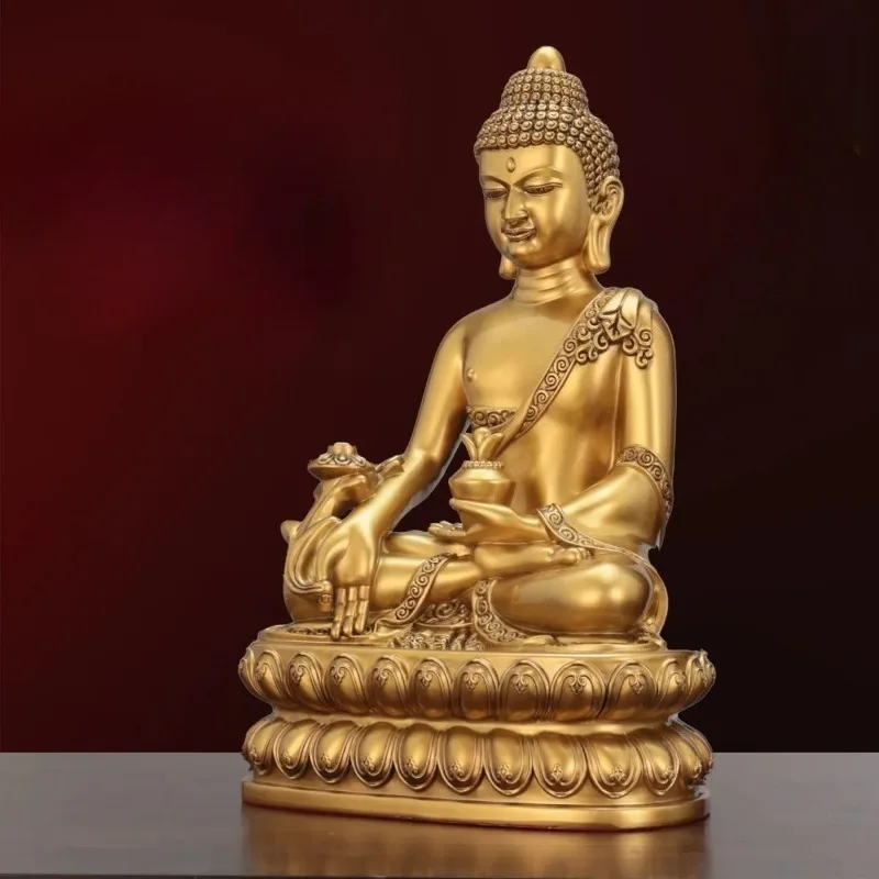 Pharmacist Buddha Bodhisattva Statue Ornament Tathagata Three Treasures Medicine King True Body Crafts