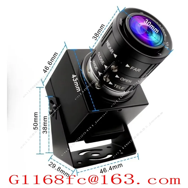 48MP Zoom CS 3.6-10 Lens Manual Zoom IMX586 High Resolution 8000x6000 USB Security Camera,