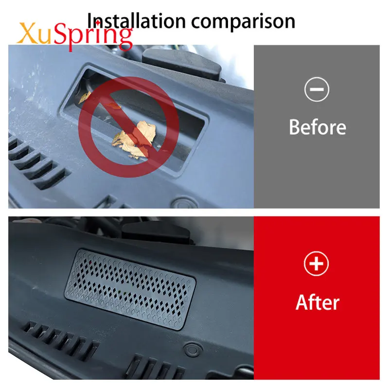 Car Engine Air Inlet Vent Motor Air Inlet Cover Protection Sticker Protection for Toyota Camry 2018 2019 2020 2021 2022 2023