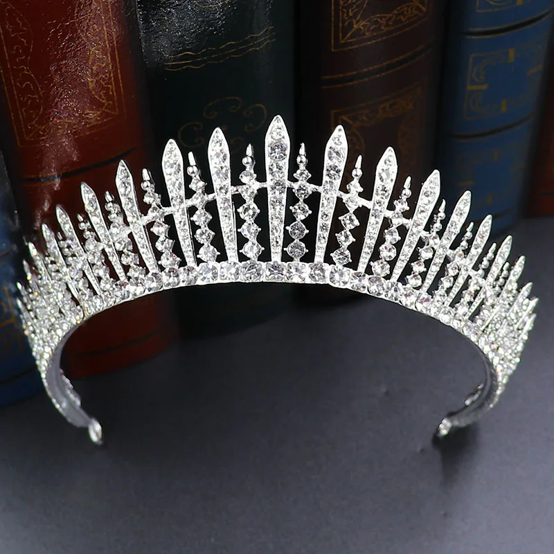 European Queen Mary's Fringe Tiaras  Princess Wedding Hair Crowns Bridal Headwear Accessories Jewelries