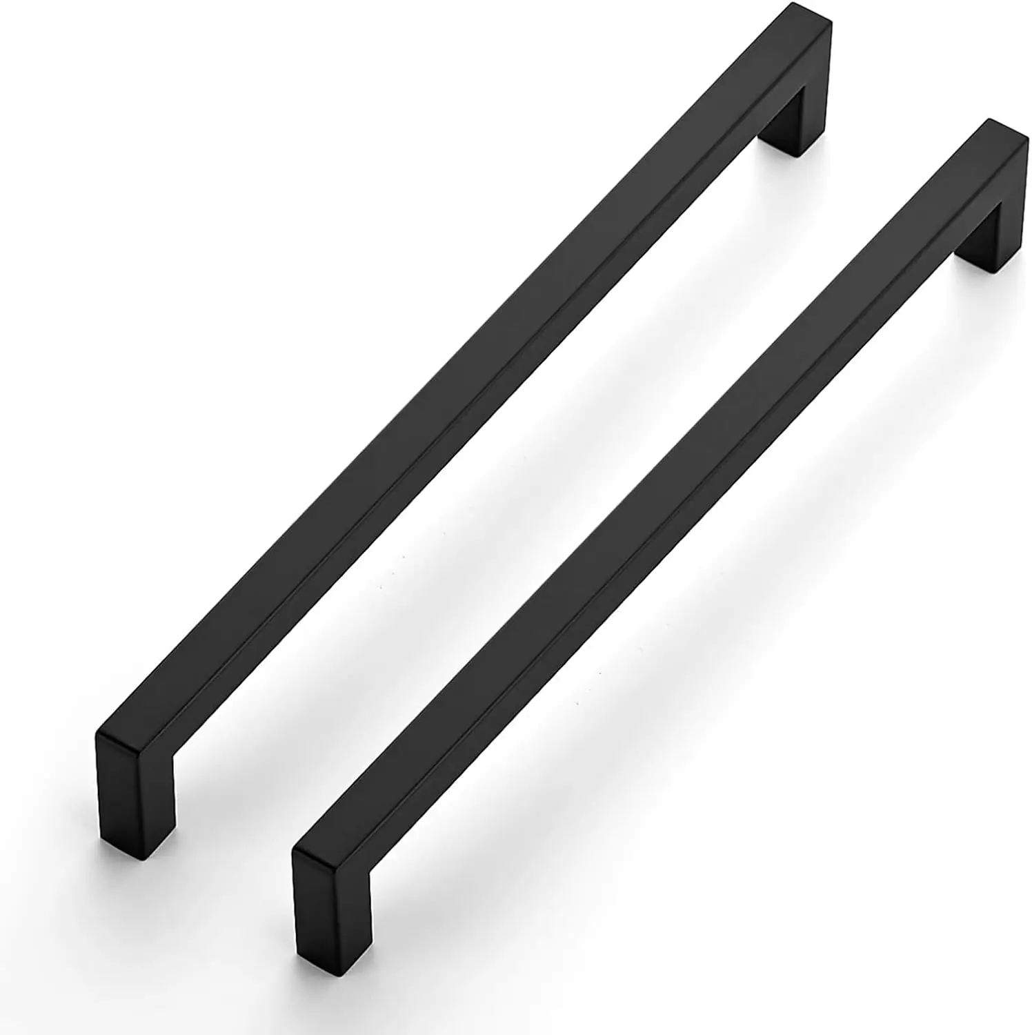 10 Inch Square Smooth Grip Cabinet Drawer Pull Handles Bulk Pack Of 40 Solid Furniture Hardware For Kitchen Cupboard Dresser Closet Storage Home Renovation Upgrade