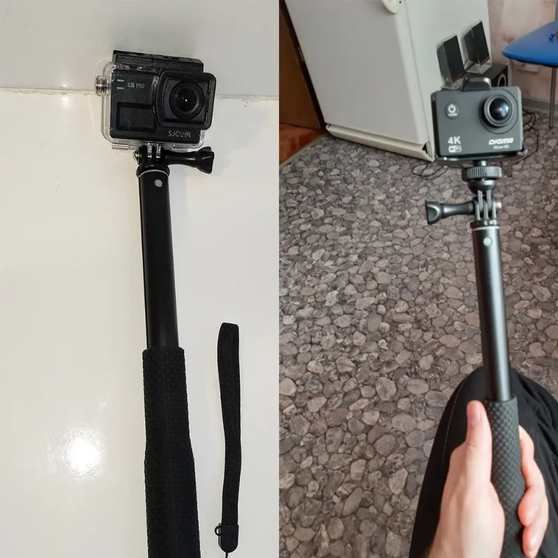 Go Pro 36 Cal stopu aluminium wodoodporny Selfie Stick dla Gopro 11 10 9 8 7 6 5 4 Sj4000 Sj7 Yi 4K DJI OSMO H8 H9 kamera sportowa