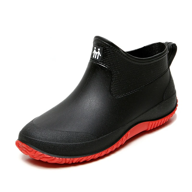 Couples Rain Shoes Waterproof Rubber Boots Man and Woman Work Garden Galoshes Fishing Kitchen Rainboots Botas Lluvia Impermeable