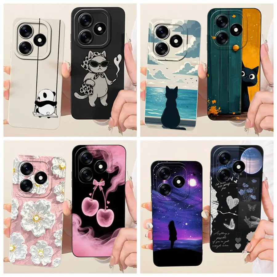 Для Realme C51 C51s C53 Чехол Модный мягкий силиконовый защитный чехол с изображением животных для OPPO RealmeC51 C 51 C53 Note 50 Coque Для Realme C51 C51s C53 Чехол Модный мягкий силиконовый защитный чехол с изображением животных для OPPO RealmeC51 C 51 C53 Note 50 Coque