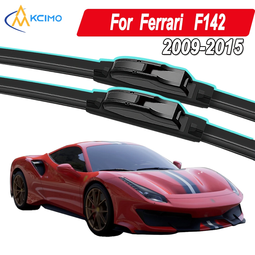 

Silicone Car Wiper Blades for Ferrari F142 2009-2015 - All Weather Silent Wiper Blades, Quick Release Clip