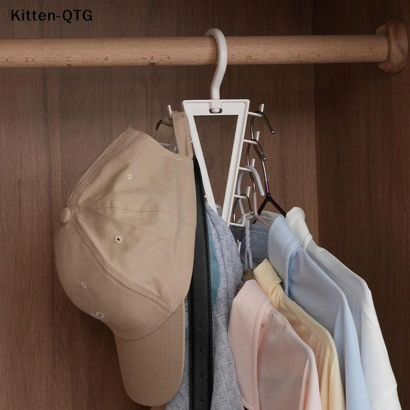 New 1/2 PCS White V Shaped Over Door Hanger With 12 Hooks 360 Degree Rotation For Storing Bags Hats Scarves Clothes In Entryway