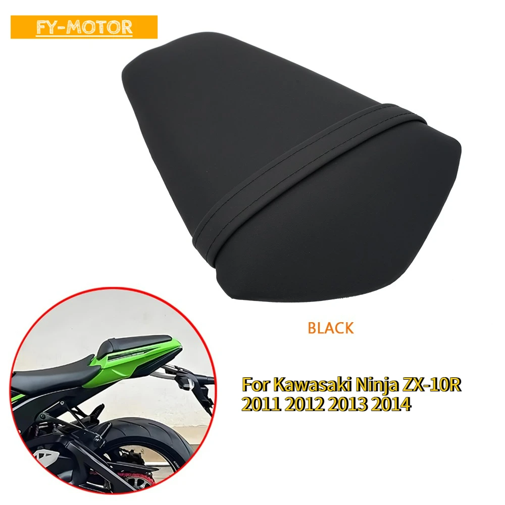 

Motorcycle Passenger Rear Seat Pad Cushion Pillion Seat & Solo Cowl Cover For Kawasaki Ninja ZX-10R 2011 2012 2013 2014