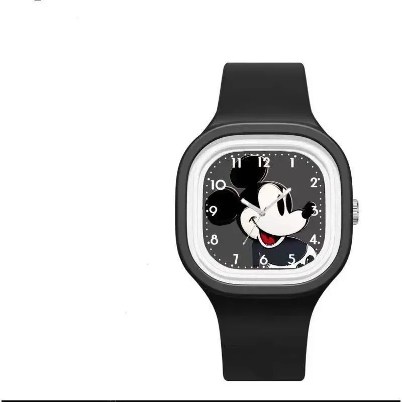 MINISO Mickey Minnie Mouse Children Watches Kids Boy Girl Cute Anime Cartoon Primary School Student Fashion Watch Birthday Gift