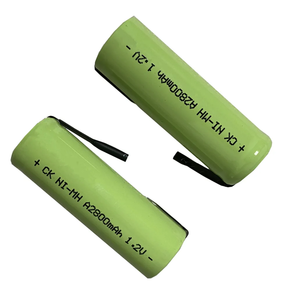 2 قطعة/الوحدة 2800mah 17500 1.2V بطارية ni-mh مع علامات التبويب ل براون أورال-B انتصار 4000 5000 9000 9400 9500 9900 فرشاة الأسنان الكهربائية