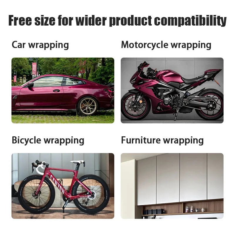 TRG film high-quality vehicle color changing film: Cartier Red (glossy PET vinyl film - original car paint series) view 3