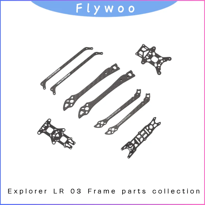Kit de pièces de rechange Explorer LR O3 Air Unit, ensemble de vis de fixation pour bras de remplacement pour la réparation du cadre de drone FPV Flywoo