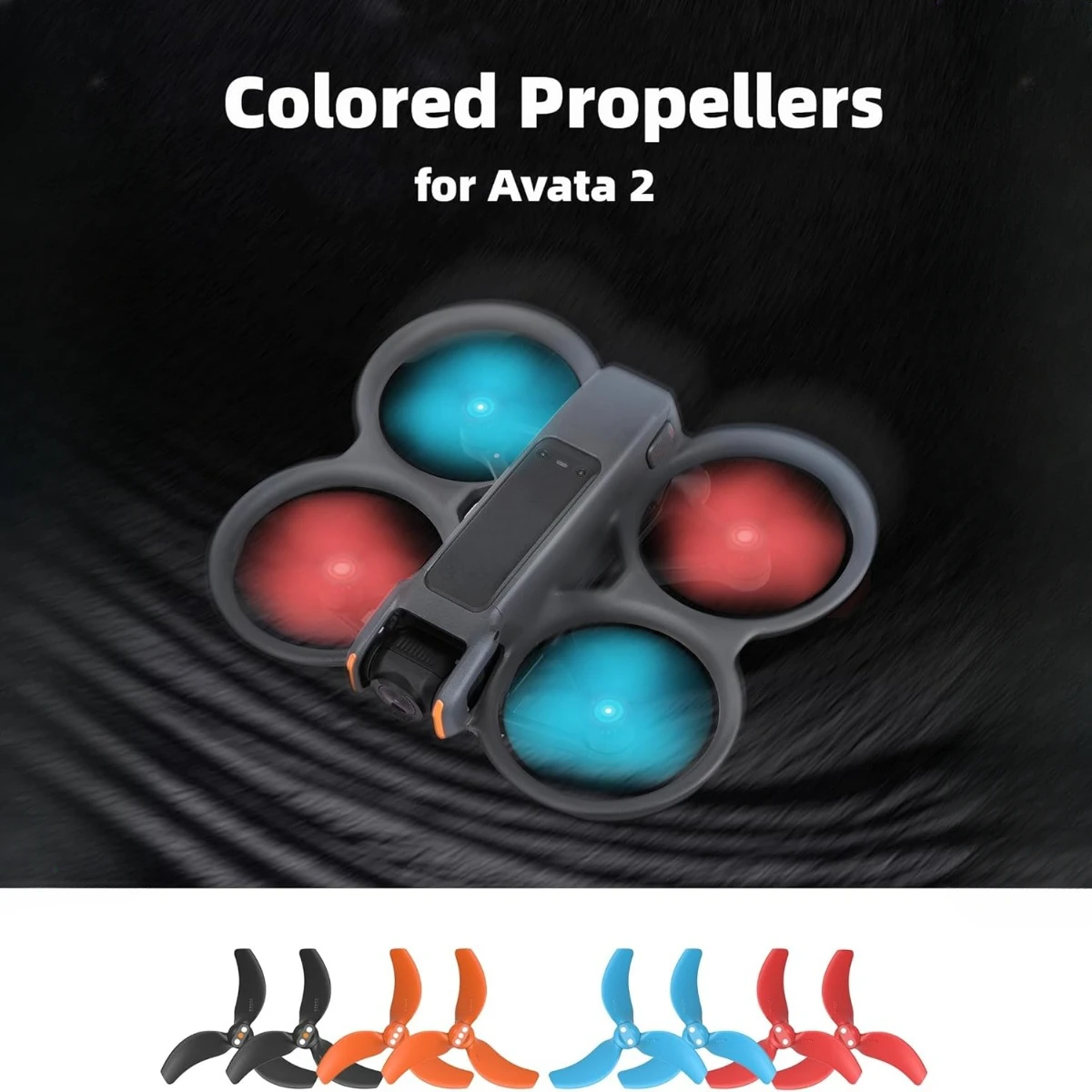 Propellers For DJI Avata 2 Drone Blade Light Weight Wing Fan Replacement Spare Parts For Avata 2 Accessory Colorful Paddles