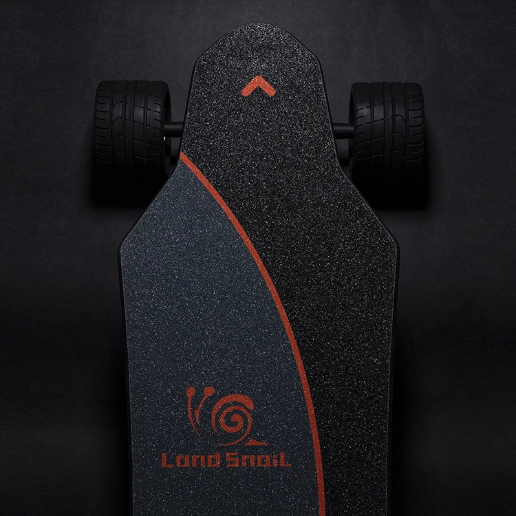 High speed 48km/h waterproof electric skateboard longboards with rubber wheels max load 230kg electric longboard