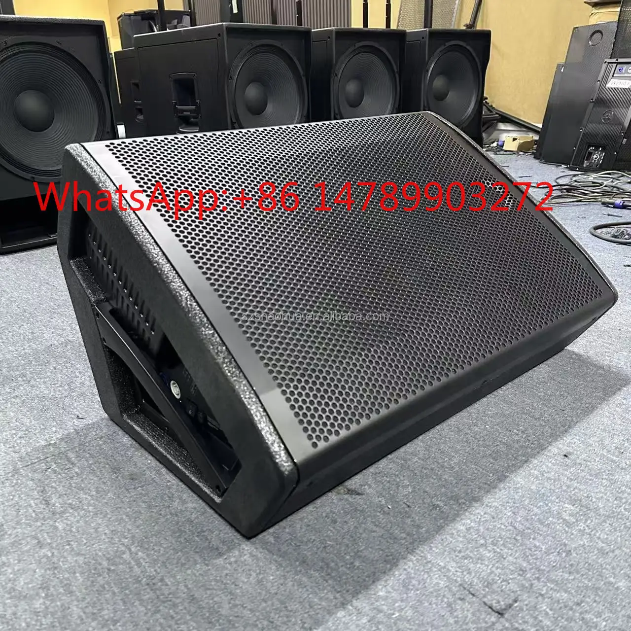 

Cafe NX12-SMA12"Active Speaker700WRMS129dB Birch50-20kHz DJ Church Professional PA Loudspeaker