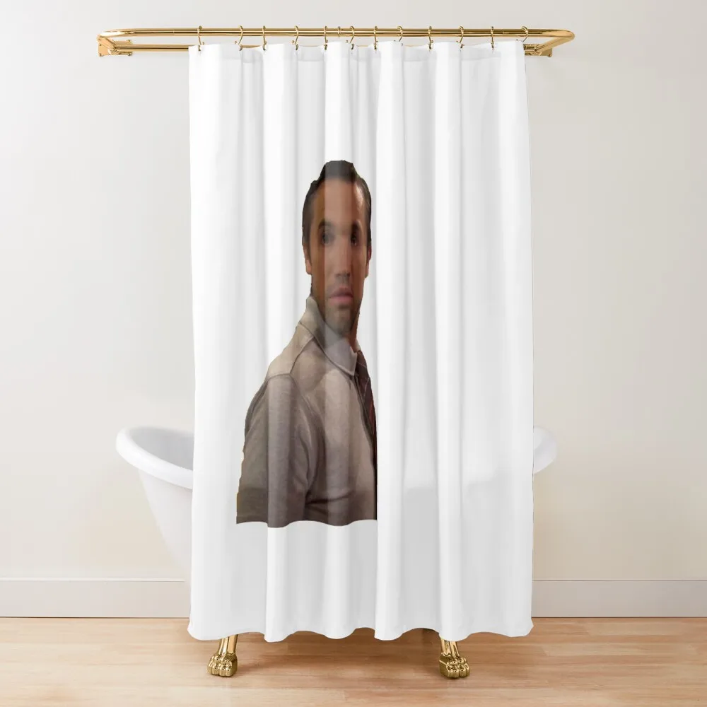 

it's always sunny mac Shower Curtain Window Transparent Bathroom Shower Shower Set Waterproof Curtain