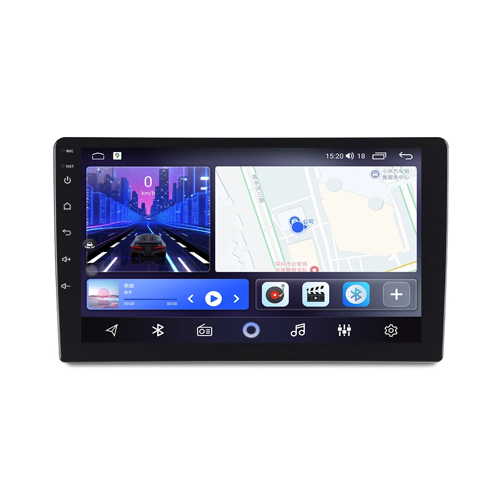 2026 Android 15 Car DVD Player 9 Inch IPS 2+32GB BT CarPlay Android Auto FM Radio Stereo RDS 4G LTE DSP GPS Navigation