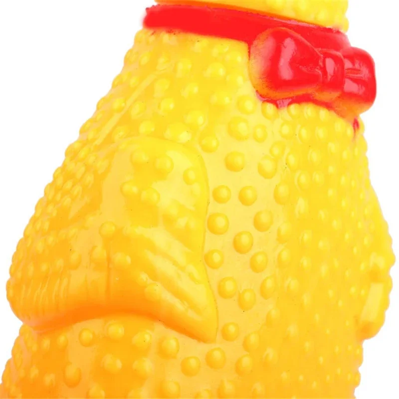 Screaming Chicken Squeeze Sound Toy Pets Dog Toys Product Shrilling Decompression Tool Squeak Vent chicken Chicken Interesting