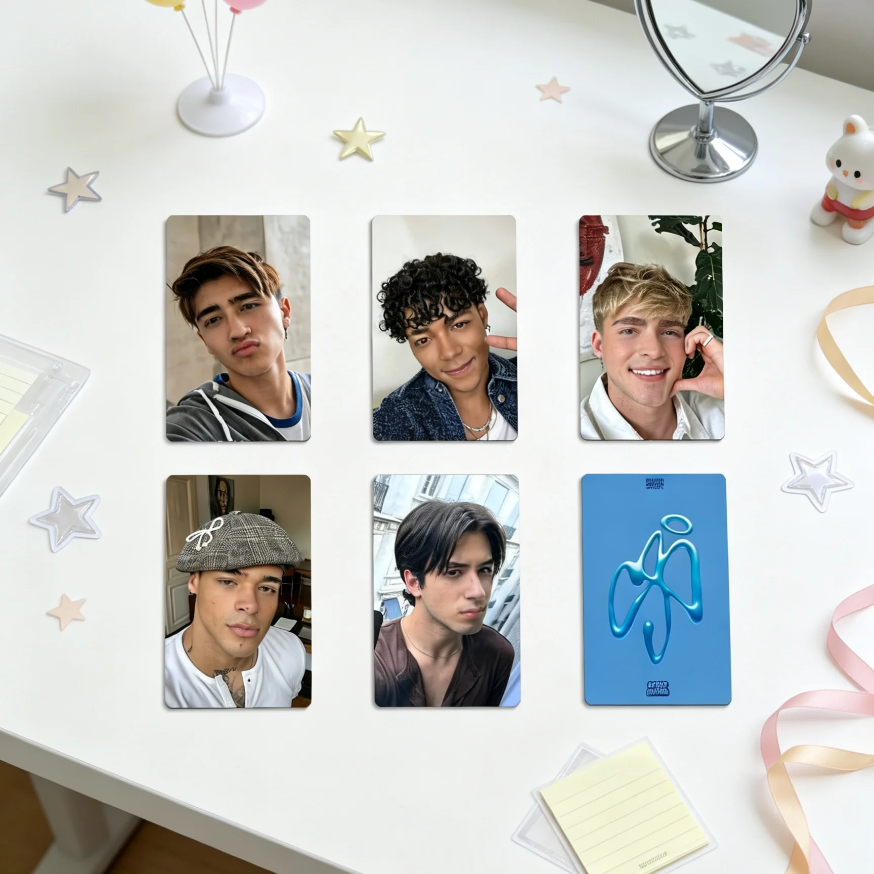 Idols SANTOS BRAVOS Photocards Drew Alejandro Gabi Kauê Kenneth Cards STBV Album Cards Fans Collections Gifts