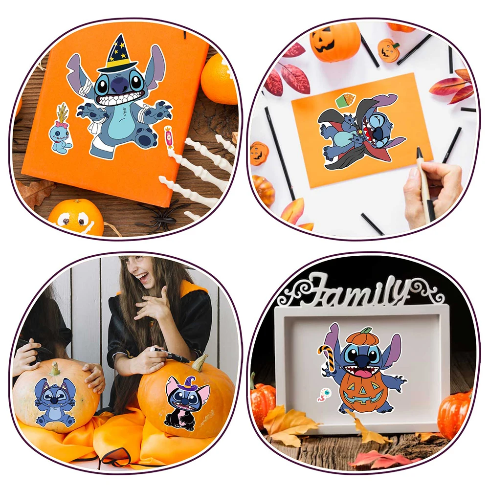 9/18Sheets DIY Make-a-Face Stitch Puzzle Stickers Disney Cartoon Kids Educational Toy Assemble Jigsaw Party Game Gift Decoration