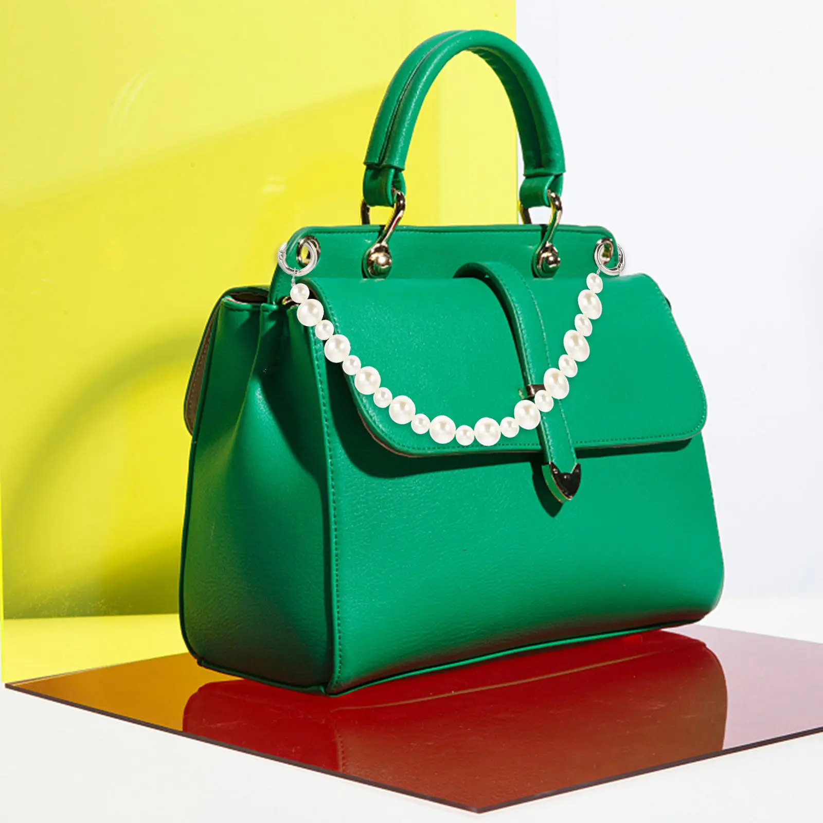 

Набор из 3 жемчужных цепочек для сумок, аксессуар для чехла телефона, декоративный кулон для замены цепочки на чехле, модный дизайн шнурка