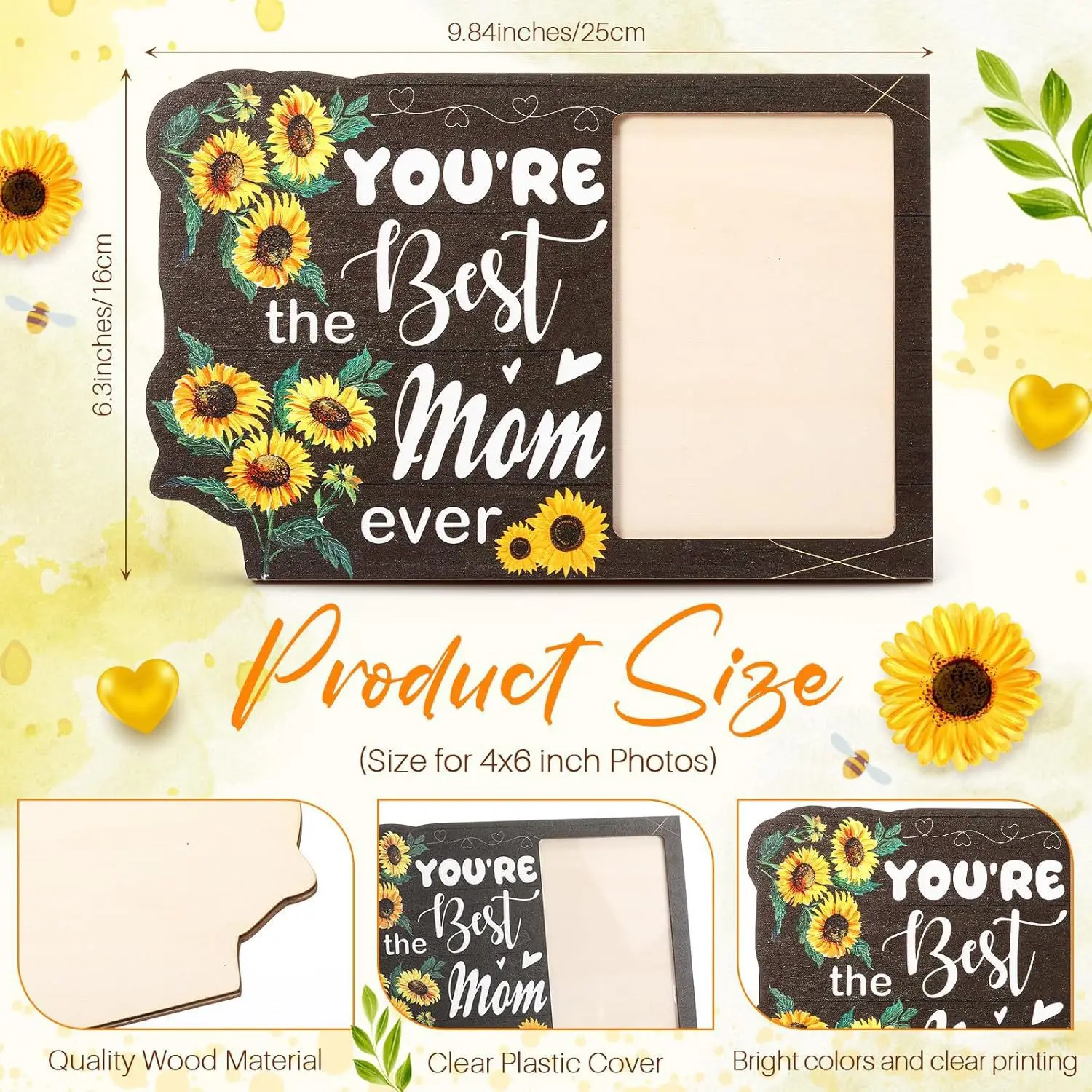 Mother's Day Gift Goddess Day Photo Frame Display Stand Creative Decorative Piece Bedroom Decor Gift for Mom Picture Frame