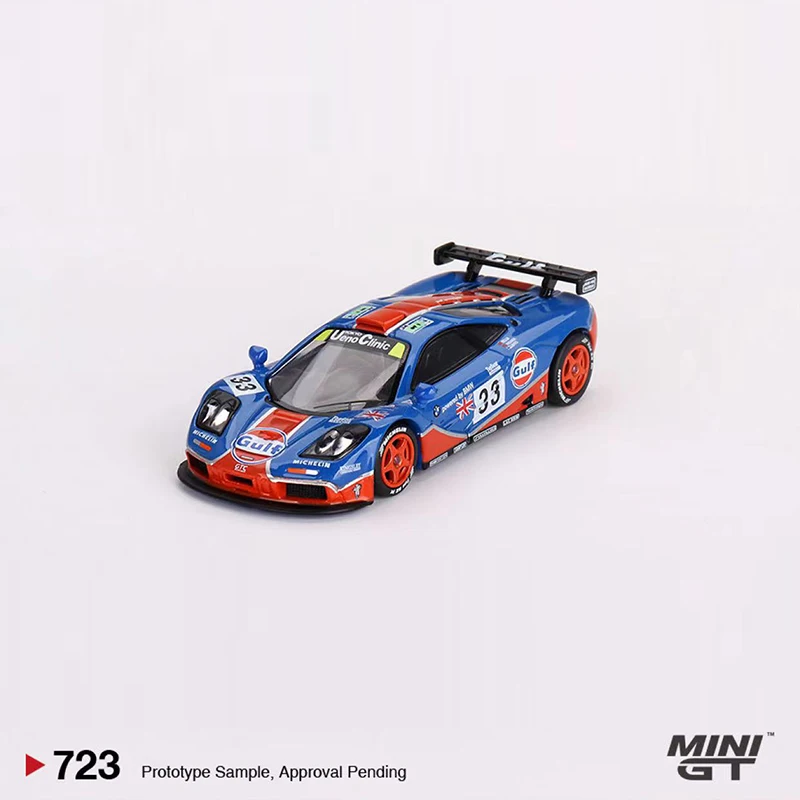 MINIGT 1:64 Model Car MCL F1 GTR #33 1996 Le Mans Racing Alloy Sport Vehicle #723