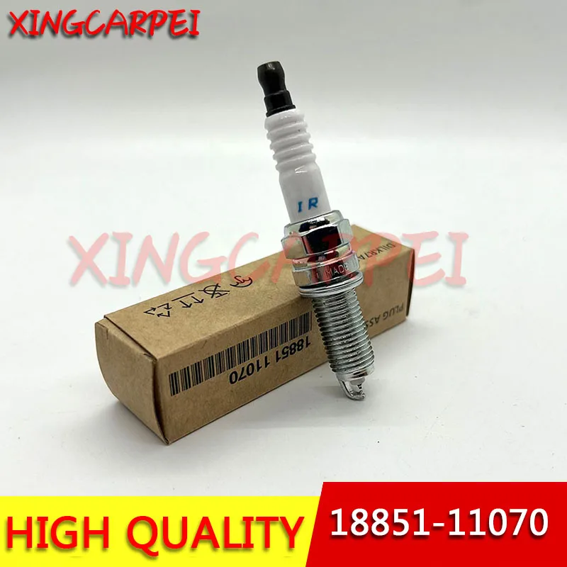 4 Uds DILKR7A11 18851-11070 bujía de iridio Dual para Kia Hyundai Equus Genesis Optima Quoris Sorento pieza de automóvil