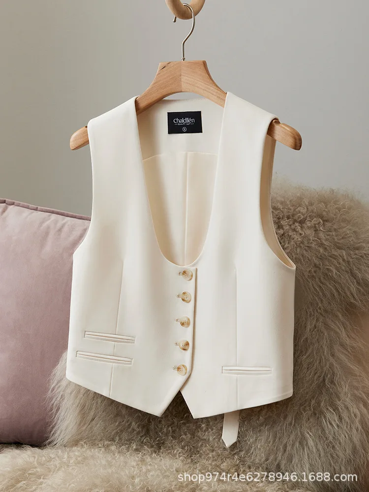 

Vests Waistcoats Thin Womens Quilted Winter Plush Removable Fleece-Lined Genderless Homewear Functional Lining Durable Full Y2K