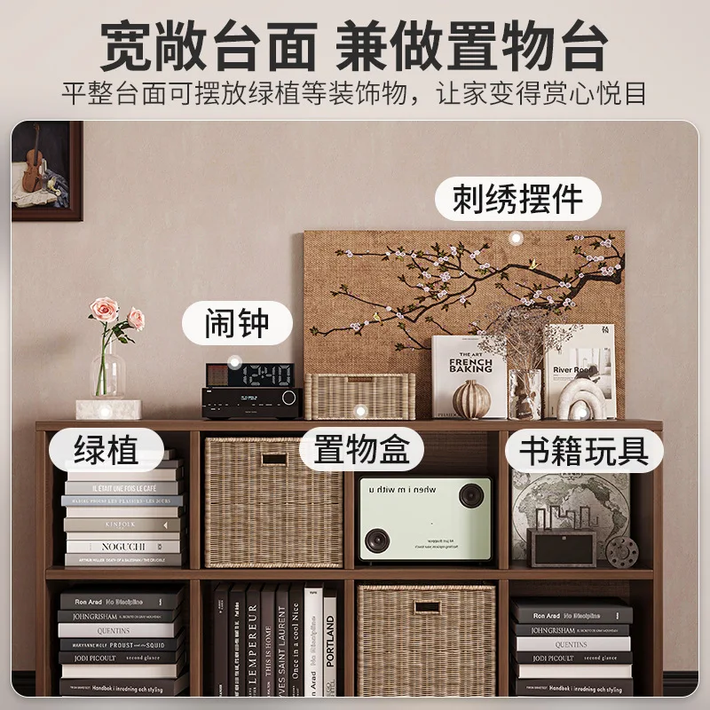 AOLIVIYA 스토리지 선반 거실 연구실 및 침실을위한 다층 디자인 간단한 책장 A3