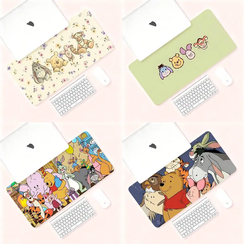 

Cute W-Winnies The Poohs Mouse Pad Computer Mat Deskpad Laptop Keyboard Mat Office Large Landscape Mousepad