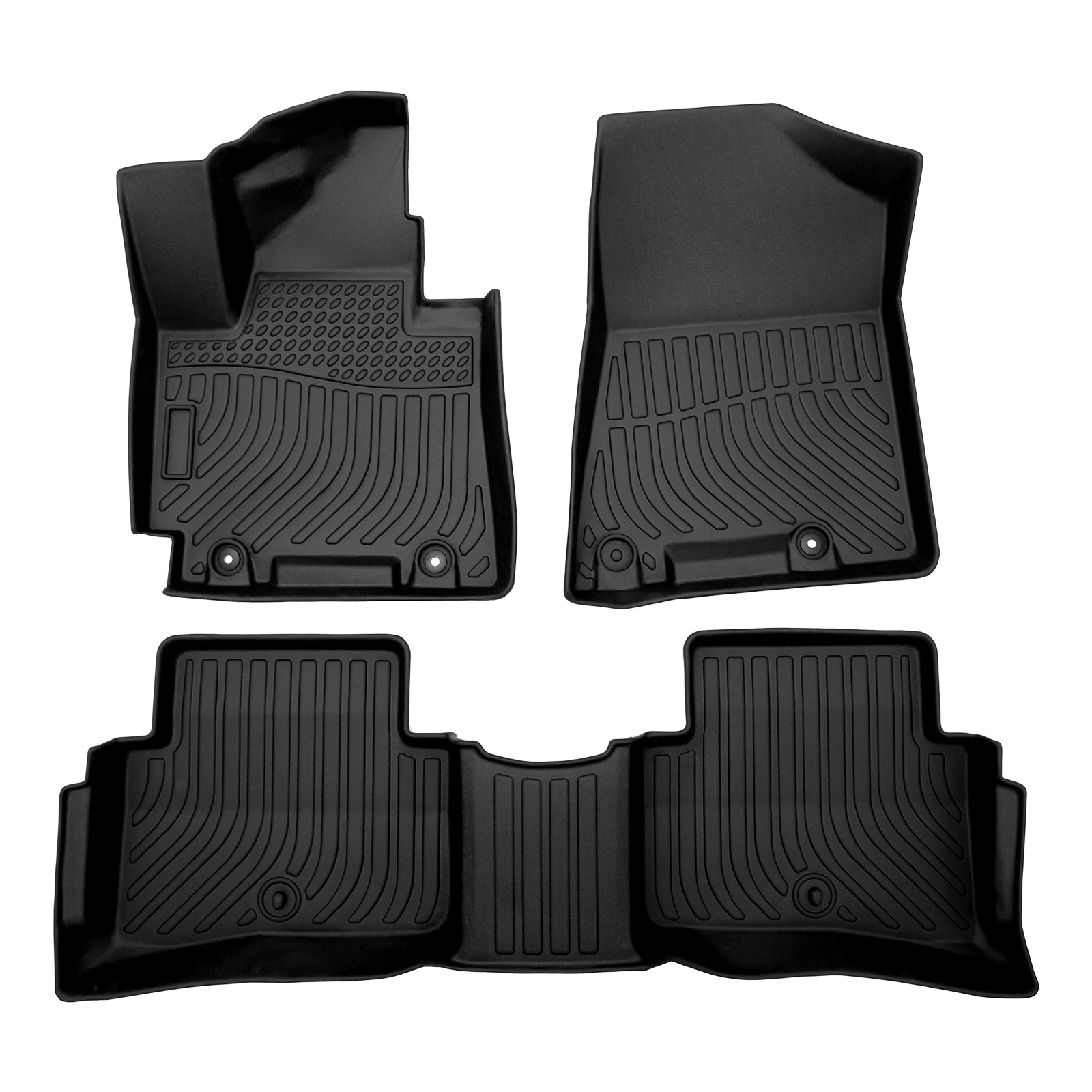 Car Floor Mats for 16-18 Hyundai Tucson，All-Weather TPE Rubber Floor