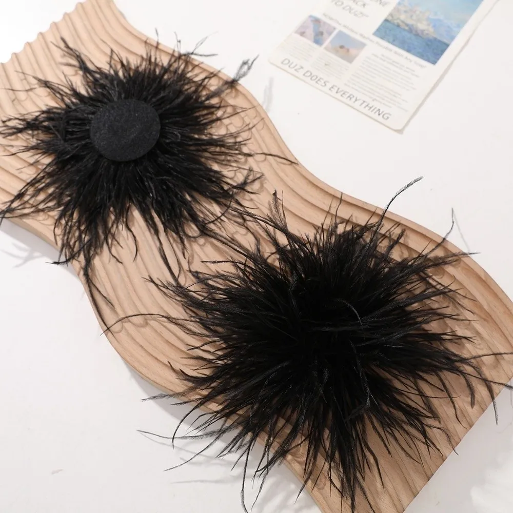 Fluffy Soft Ostrich Feather Accessory Multi-Color Multi-Purpose Garment Trim Accessory DIY Handmade Accessory