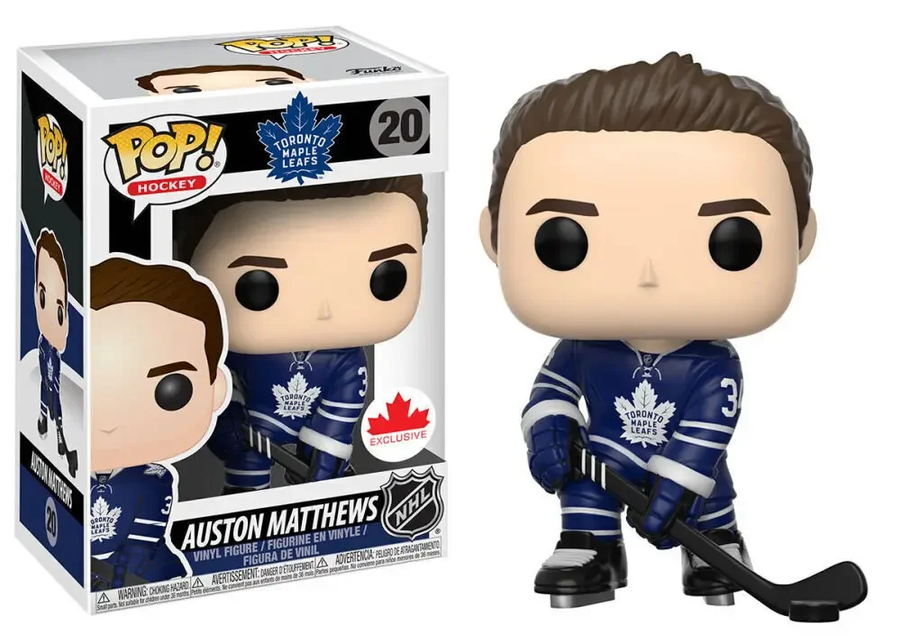 Muñeco de Hockey FUNKO POP Sidney Crosby 02 #   Auston Matthews 20 #   Figura de Vinilo de 10 cm, Muñeco Coleccionable de PVC, Juguetes para Niños