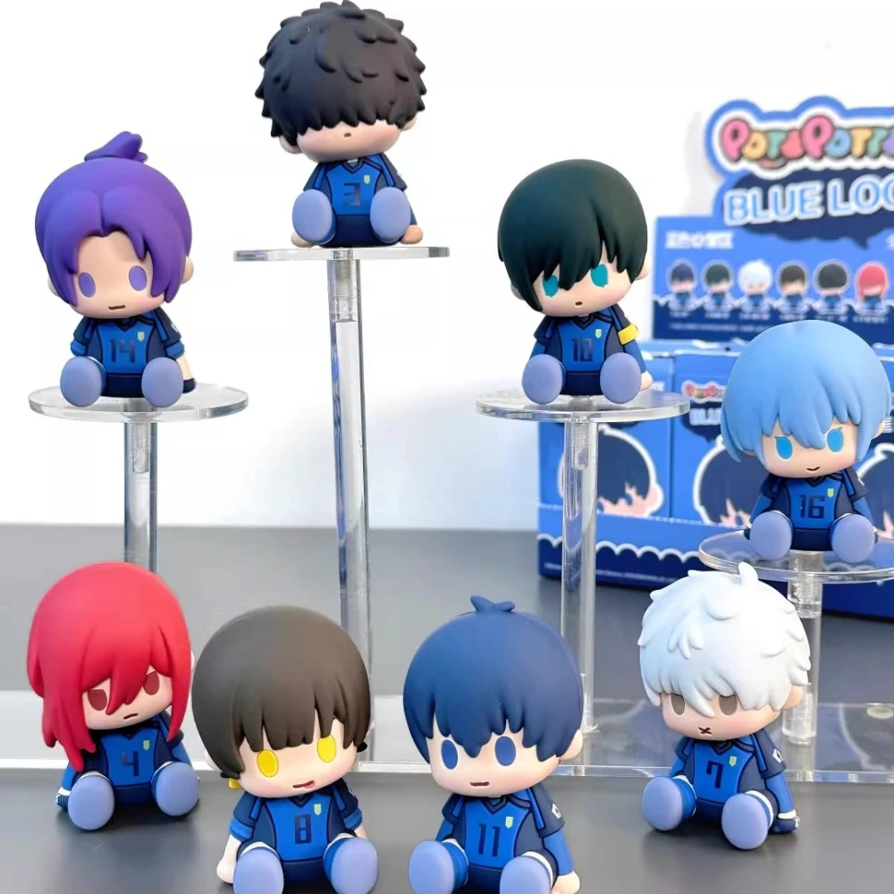 POTEPOTTE-R Blue Lock Series Blind Box Peripherals Figure Decoration Doll Cute Desktop Ornament Trendy Surprise Bag Boy Toy Gift view 2