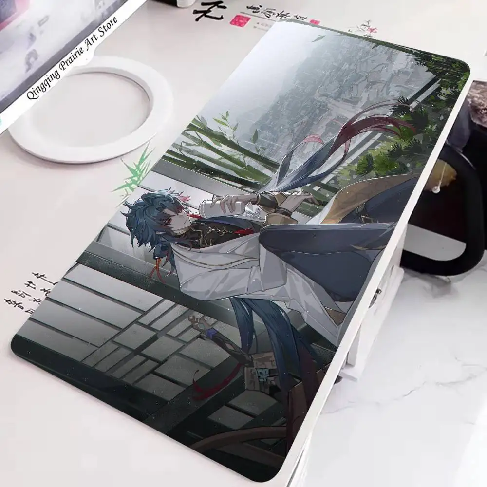 Blade Game H-Honkai Star Rail Mousepad Non-slip Suitable For Office Computers Laptops E-sports Game Desk Mats XXL Keyboard