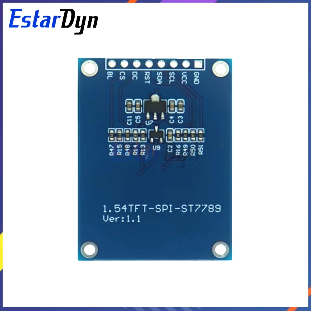1.54 "HD IPS TFT Display 240x240 SPI ST7789 para Arduino Raspberry Pi STM32 Módulo de tela colorida