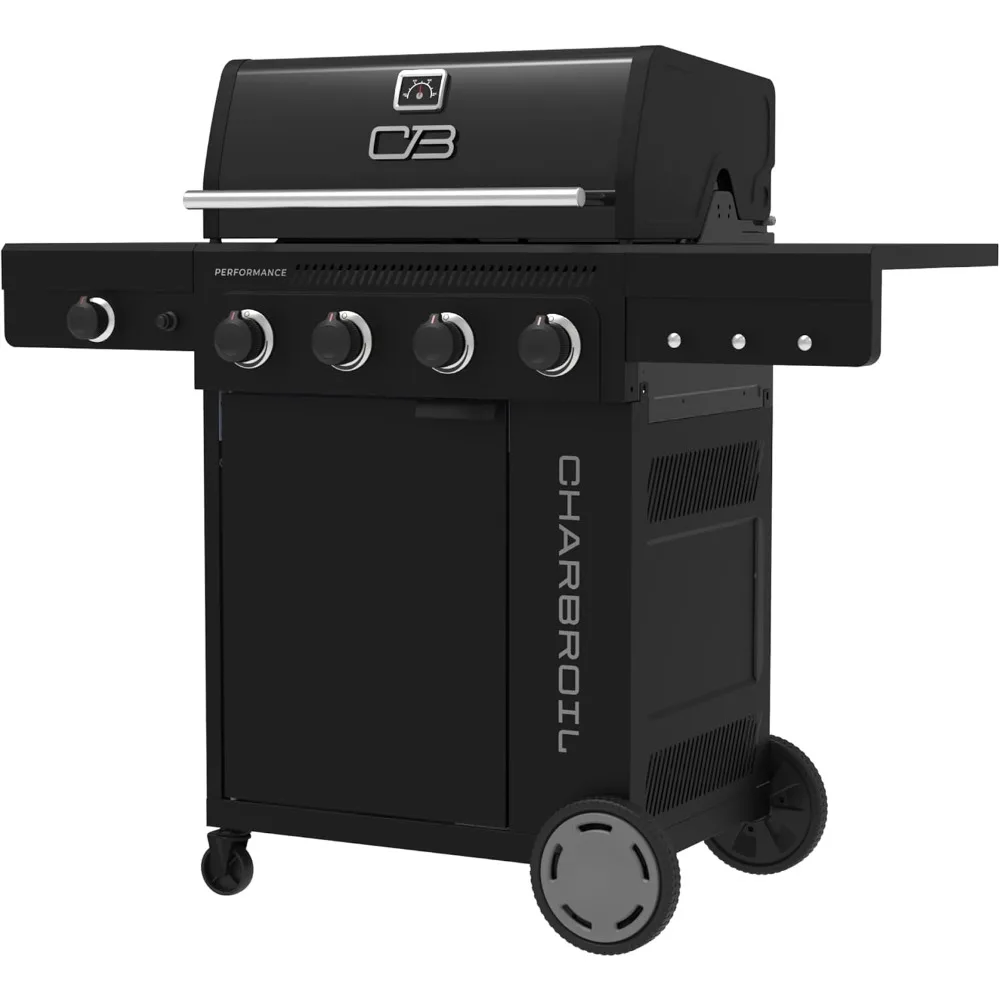 

Шкаф для газового гриля Charbroil Performance Series с 4 конфорками и боковой горелкой, черный — 463253925