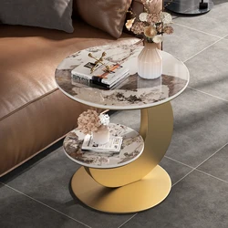 Nordic Living Room Coffee Tables Round Luxury Bedside Gold Hall Coffee Table Console Design Modern Stolik Kawowy Home Furniture