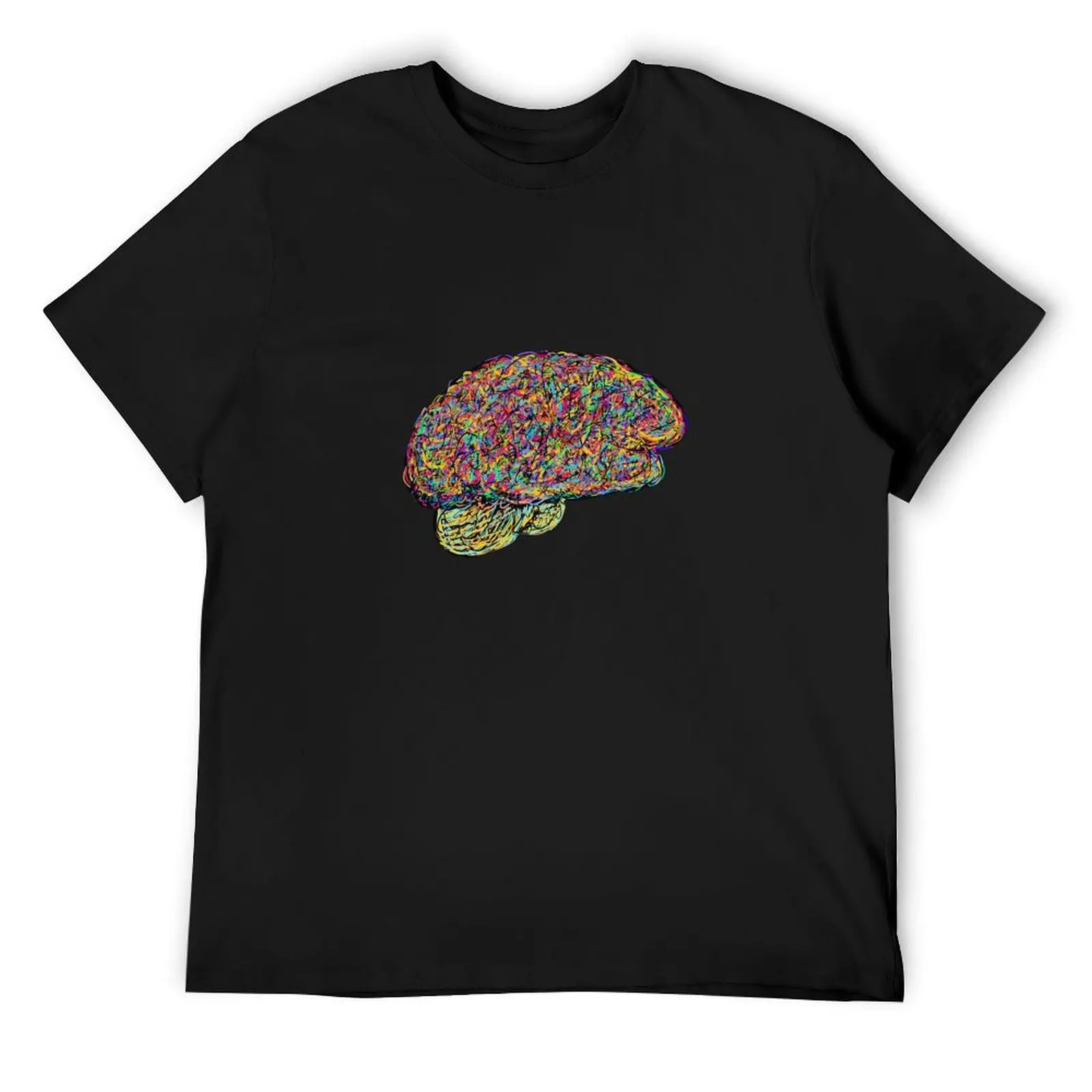 Jackson Pollock's Brain T-Shirt shirts graphic tee vintage cheap stuff fruit of the loom mens t shirts