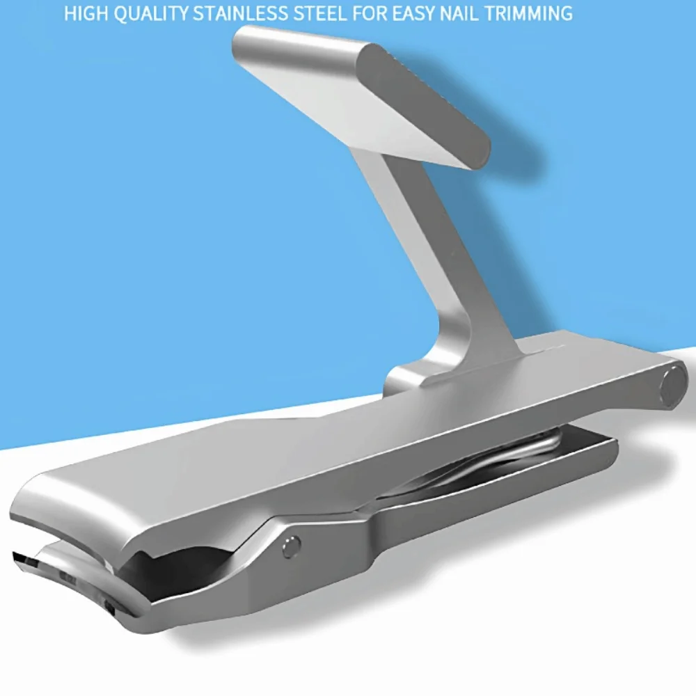 Durable Stainless Steel Nail Clipper Mini Sharp Blade Manicure Tool Foldable Design Nail Cutter Household Daily Use