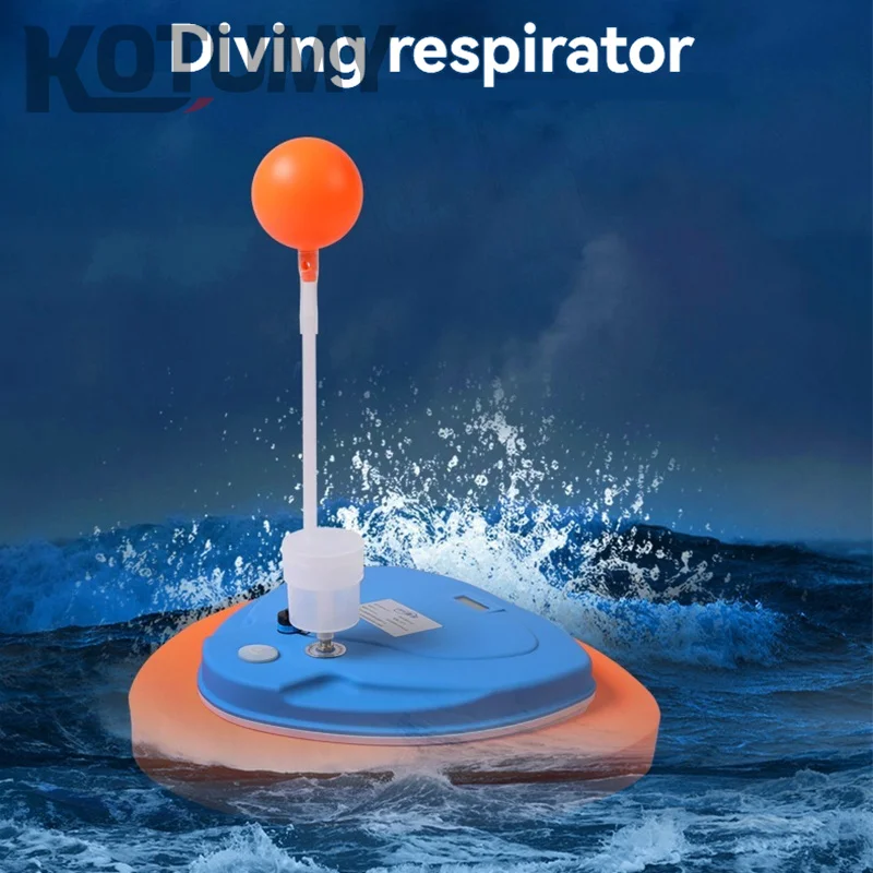 Scuba Diving Snorkel Equipment Diving Mobile Ventilator Tankless Waterproof Portable Rechargeable Underwater Snorkel 12M