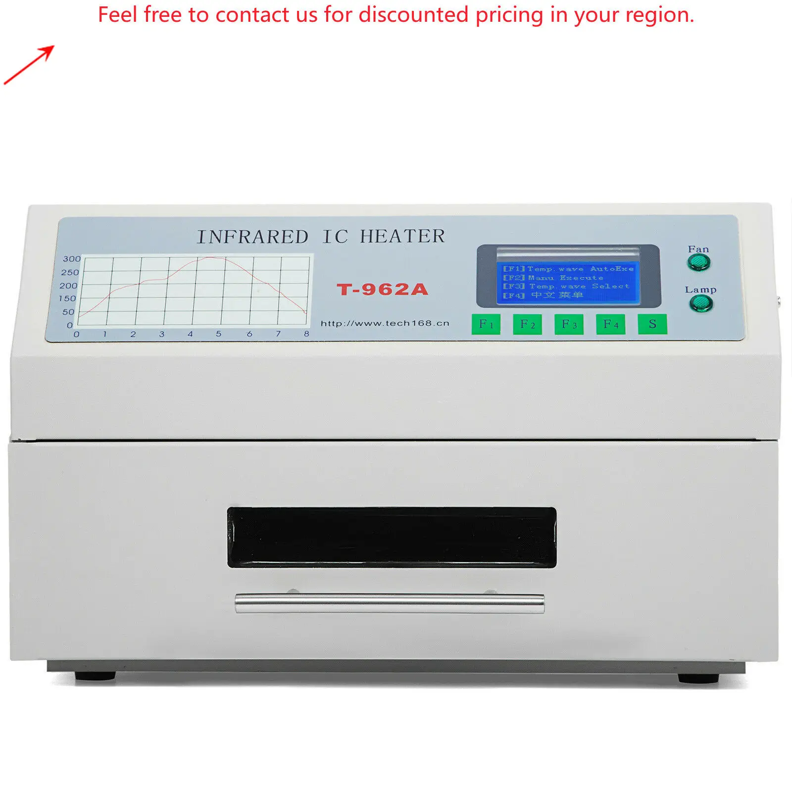 

T962A Reflow Oven Infrared IC Heater Soldering Machine Process 300*320mm 1500W