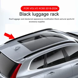 Car styling For Volvo XC60 roof luggage rack black decorative Car accessories 2018-2024 xc60