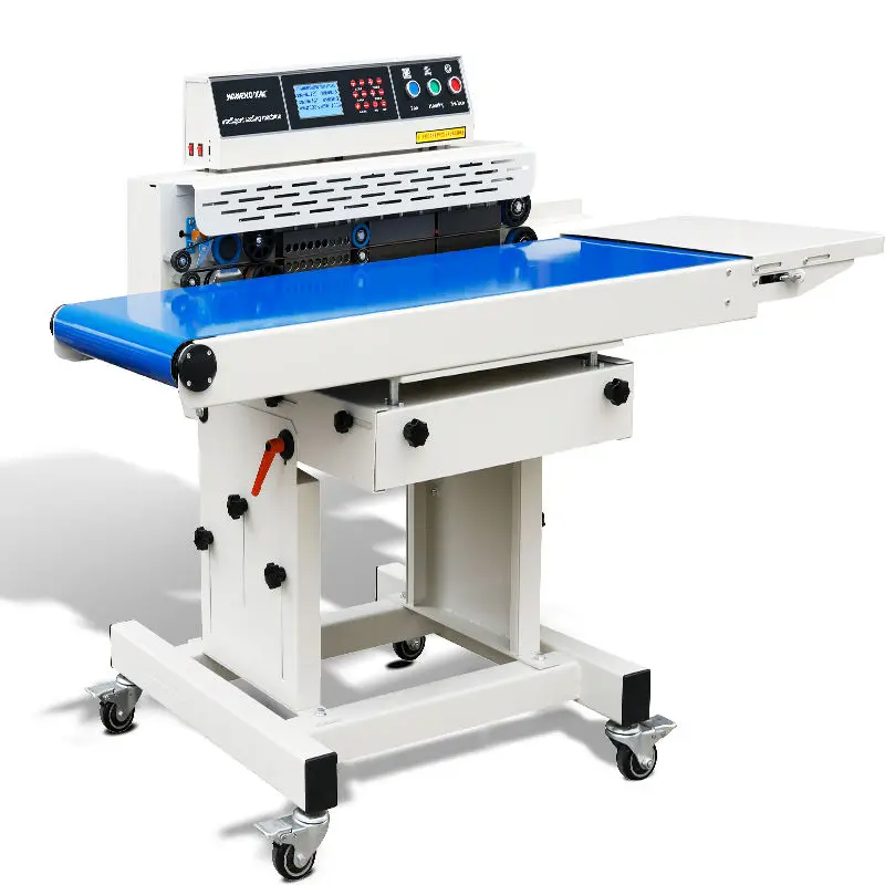 【HOT】Stainless Steel Smart Plastic Film Bag Sealing Machine Date Code Inkjet Printing Horizontal Bag Heat Sealing Machine Ba