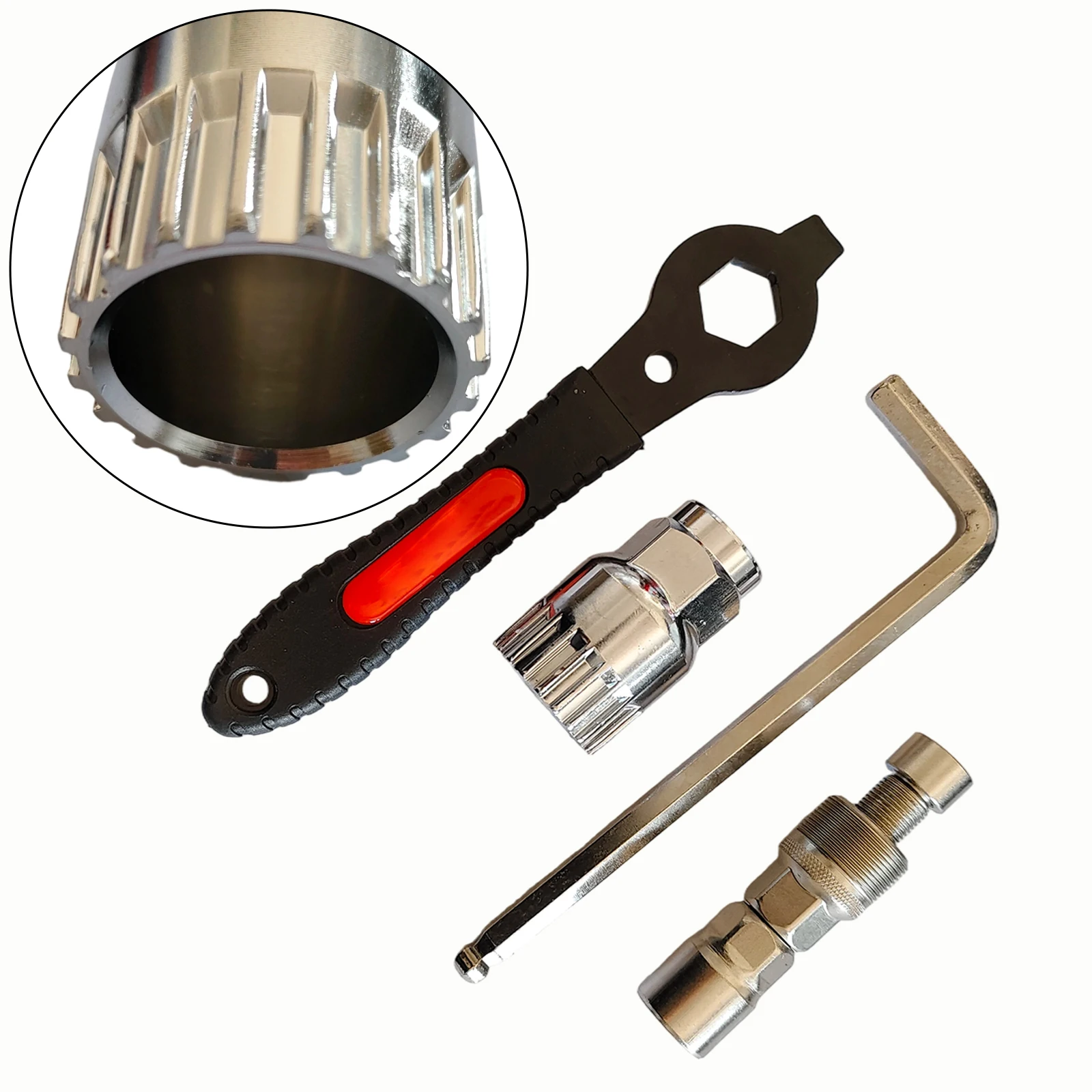 Crank Puller Bottom Bracket Tool As Shown Crank Puller Set High-carbon Steel Electroplated Finish 80mm Threaded Shaft